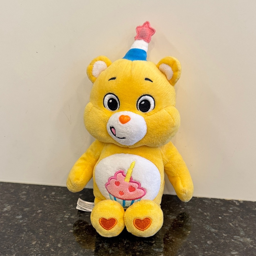 BIRTHDAY BEAR - Care Bears Plush 11” Cupcake Party Hat 2021